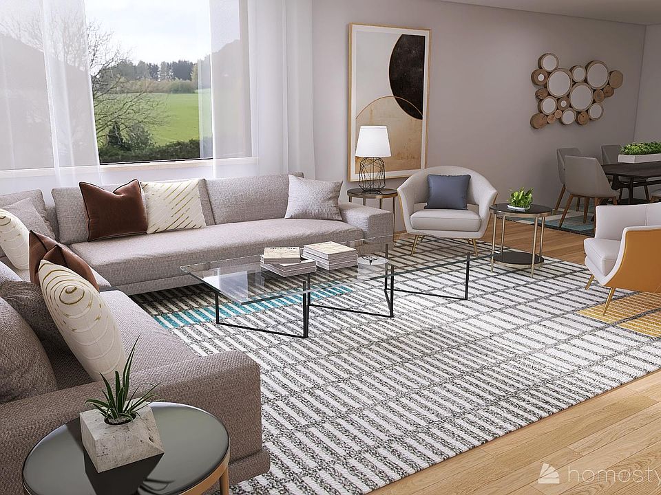 Living room - virtual staging 1
