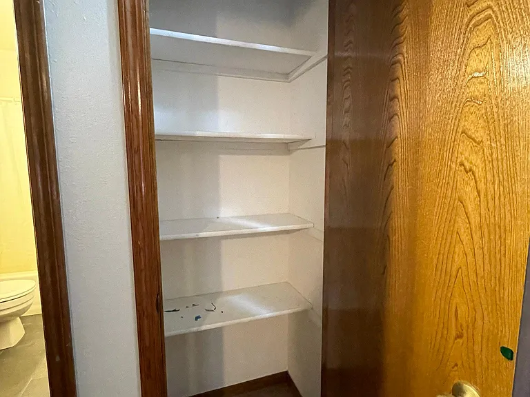 Hall linen closet