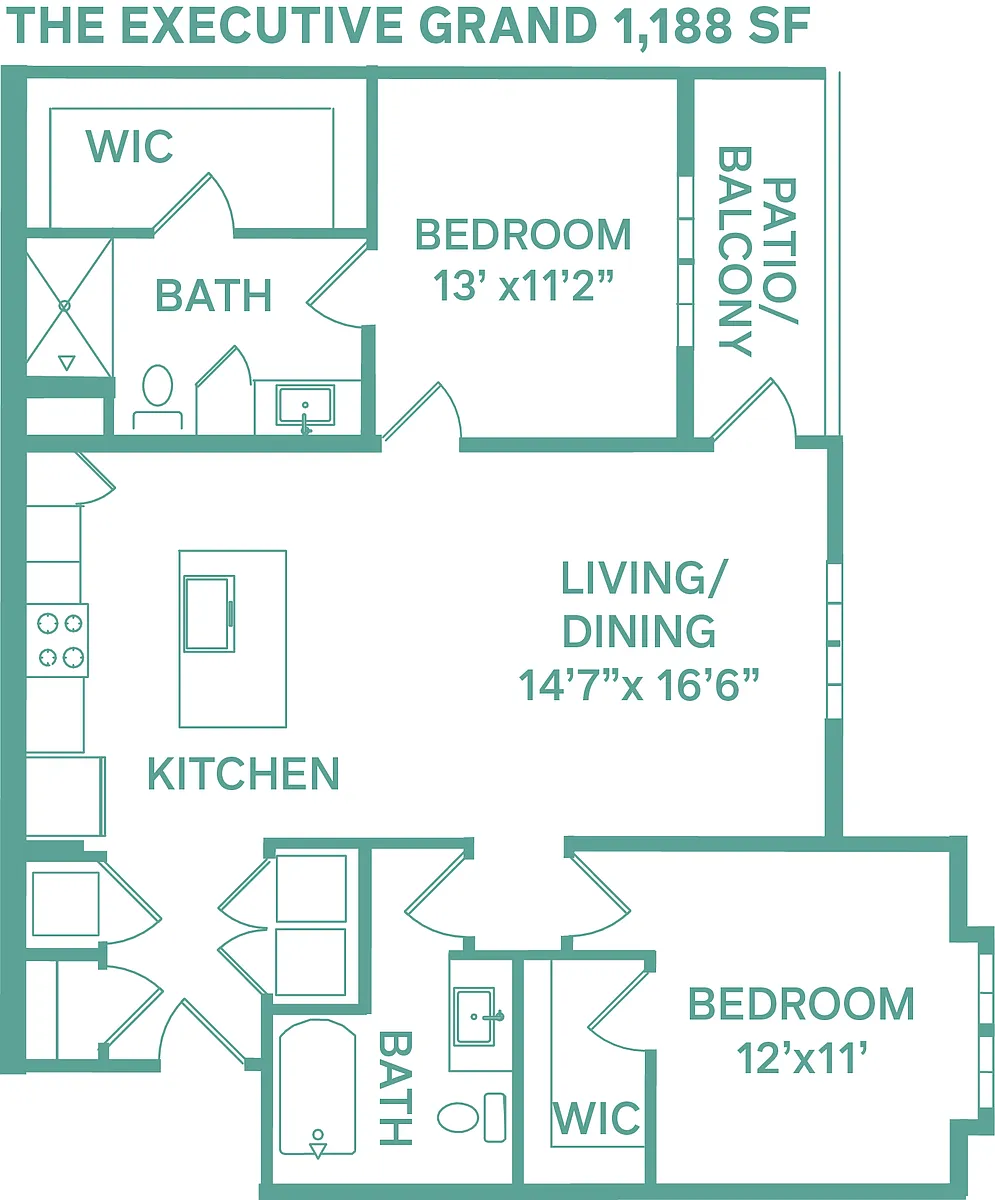 Floor plan Executive Grand (Classic B2A)