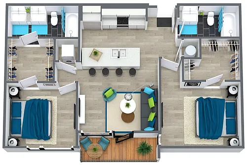 Floor plan B3