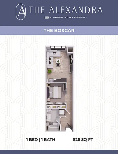 Floor plan The Boxcar