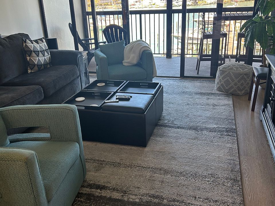 Living Room with balcony overlooking ICW