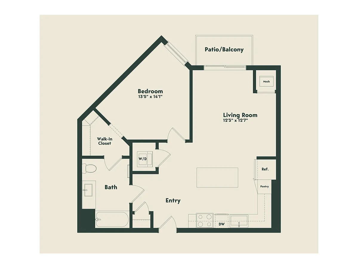 Floor plan B-3
