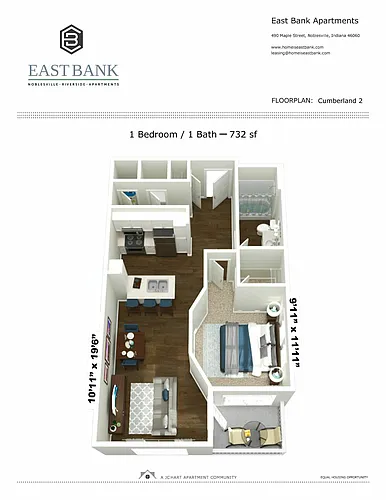 Floor plan Cumberland 2 1.1