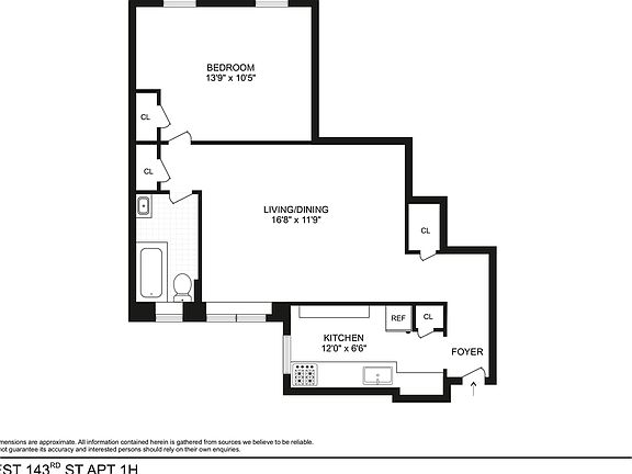 2nd image of 610 W 143rd St APT 1H