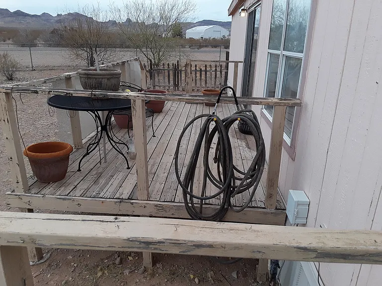 Other side of deck off of dining Room