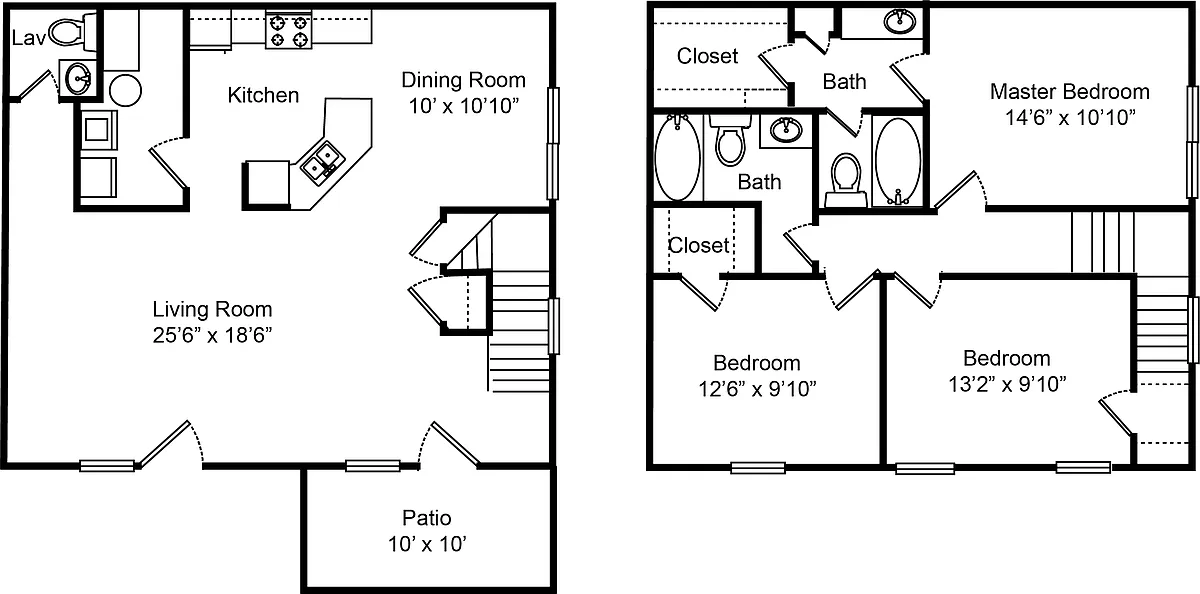 Floor plan C - The Sierra