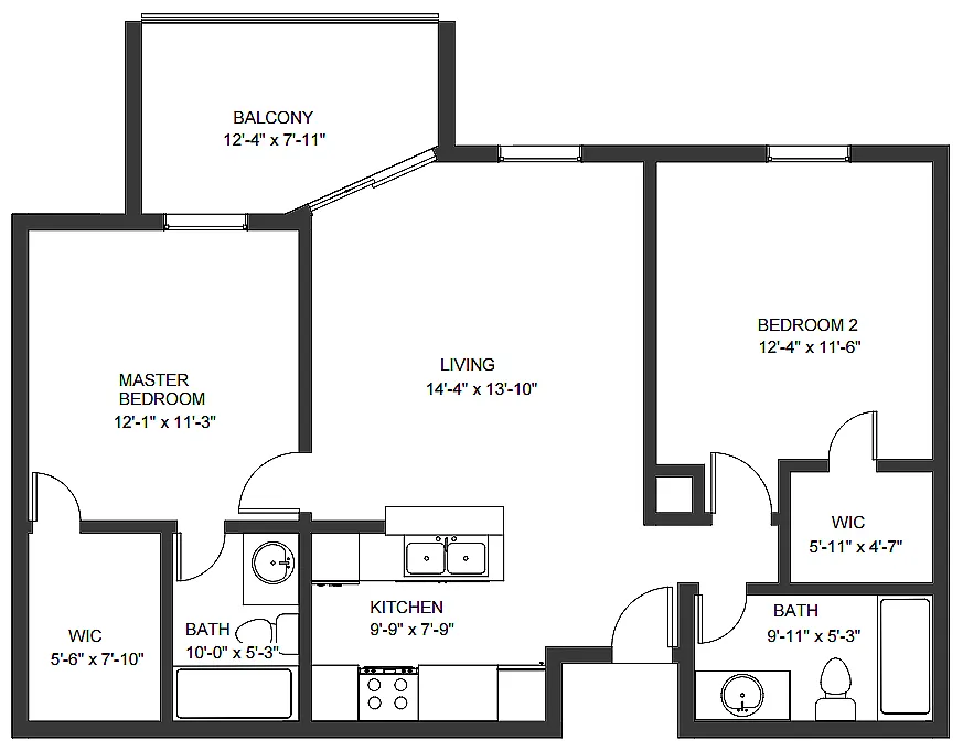 Floor plan C1RWD