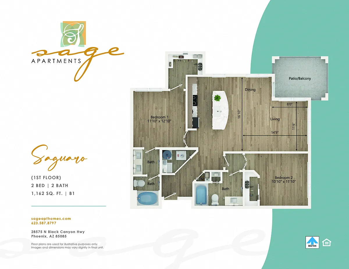 Floor plan Phase 2: Saguaro