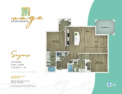 Floor plan Phase 2: Saguaro