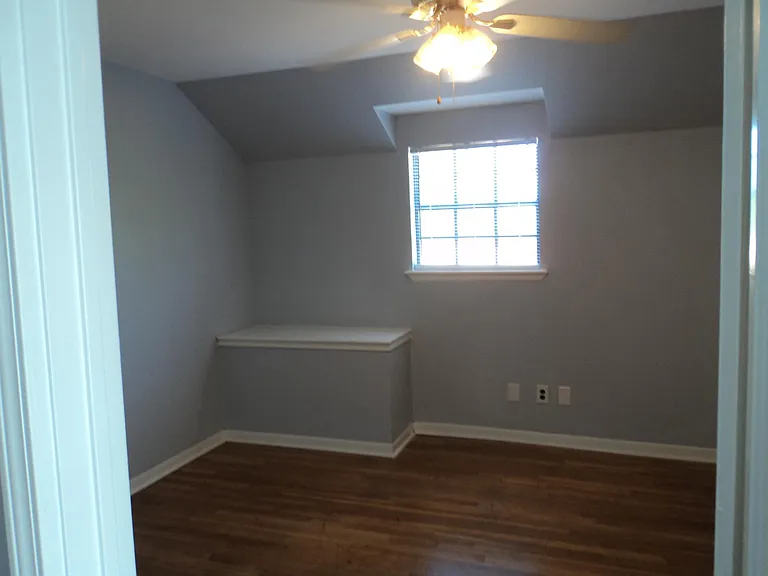 Second bedroom with attic access.