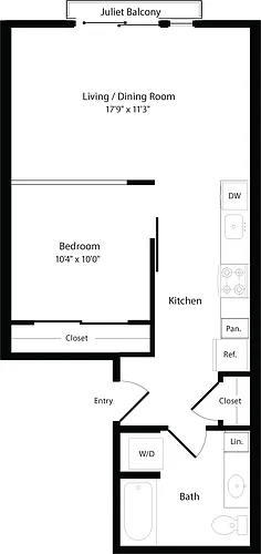 Floor plan O4 West- Floors 5-6