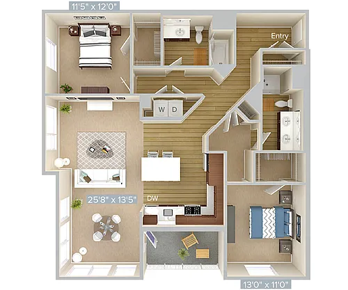 Floor plan B7-1349-A