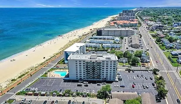 Aerial view of property