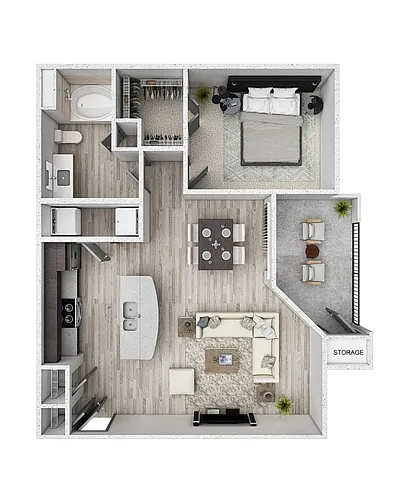 Floor plan A2 - Old River