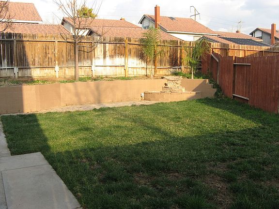 Fully Landscaped backyard