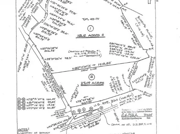 2775ACRE S Patrick Henry Hwy Lot 2 & 3, Amelia Court House, VA 23002