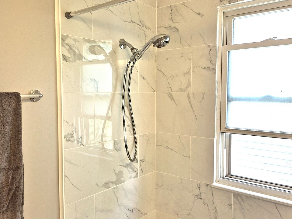 ceramic tile shower enclosure