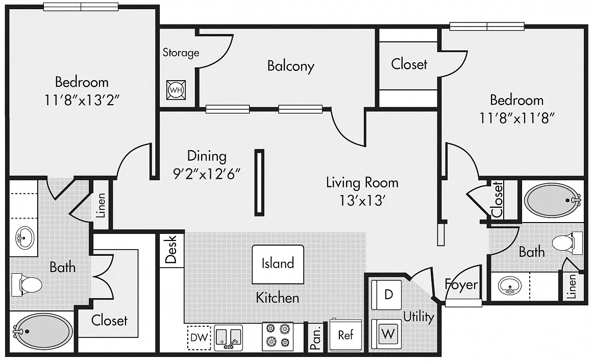 Floor plan D1-Renovated