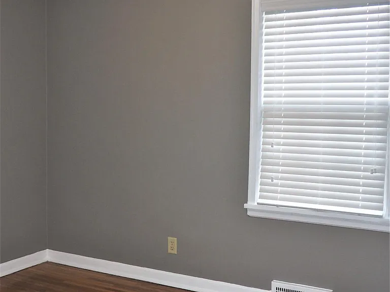 Second bedroom - both bedrooms have great light with two large windows in each