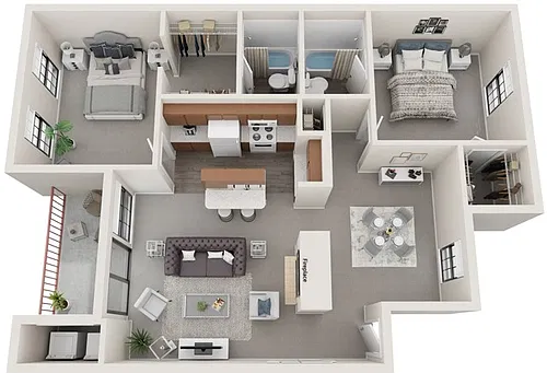 Floor plan B3