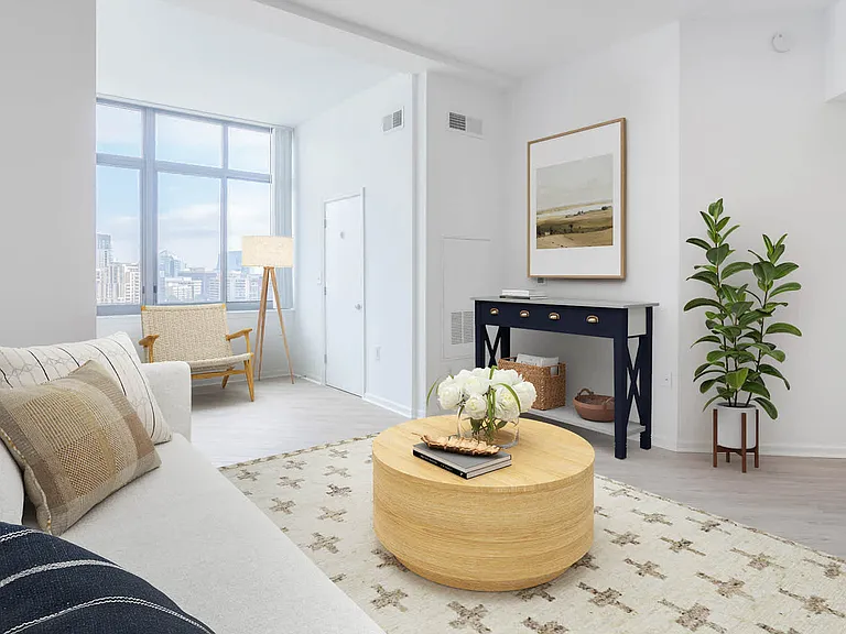 Living Room with Hard Surface Flooring