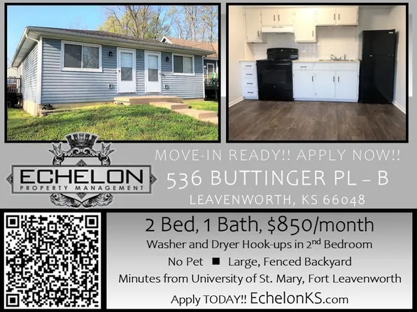 536 Buttinger Place, 536 Buttinger Pl Unit B, Leavenworth, KS 66048