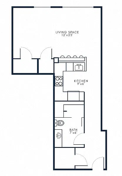 Floor plan Studio - S3