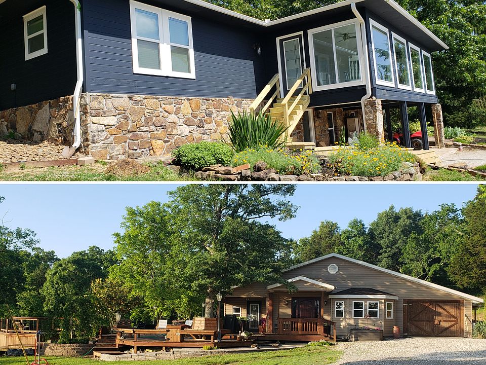 Blue House Main/ Tan Guest