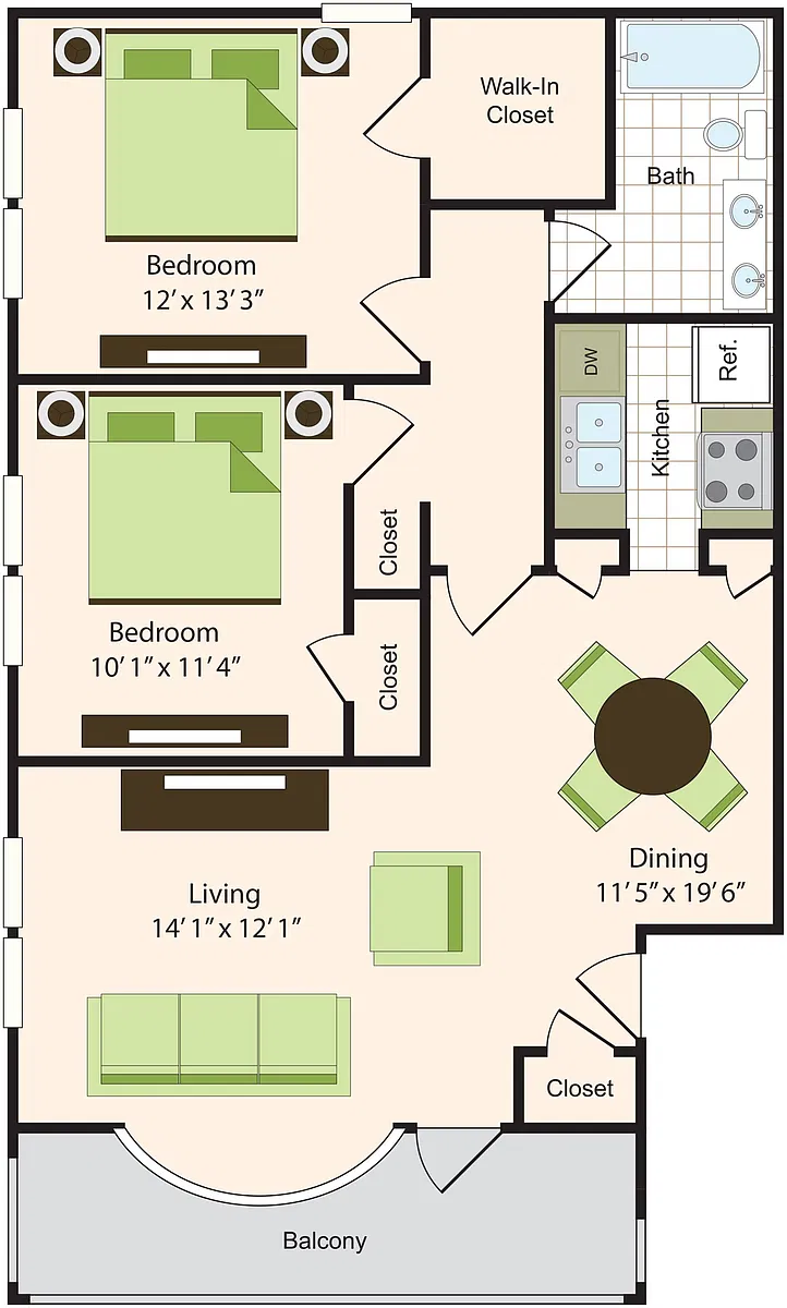 Floor plan B3