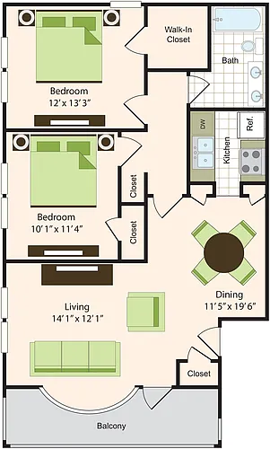 Floor plan B3