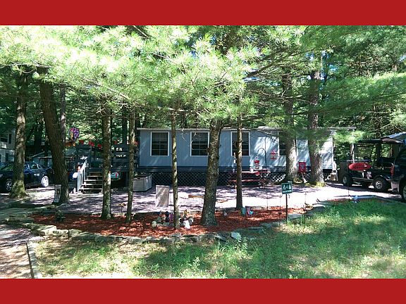 New mulch in the lawn area 