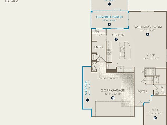 Fifth Avenue Floor Plan, Quick Move-In Home, Floor 1