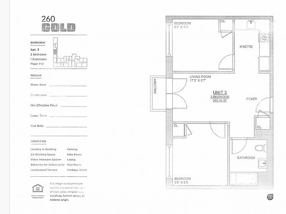 2nd image of 260 Gold St #703