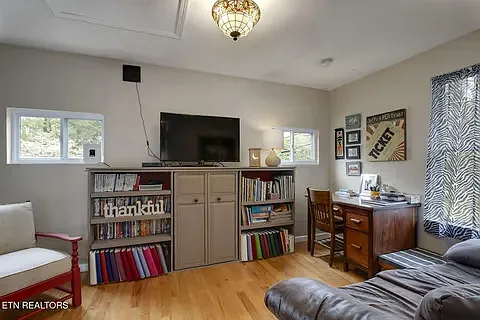 Upstairs den.