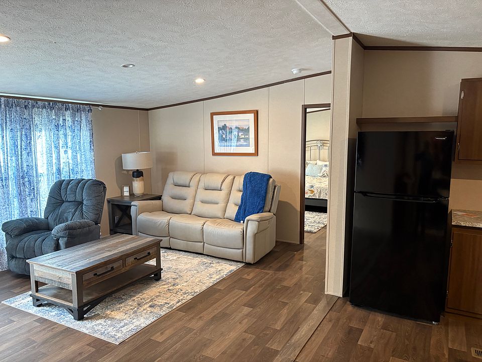 Living room - view from kitchen/dining room