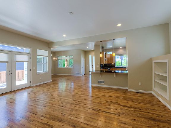 Main floor living/kitchen area