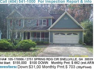 2751 Spring Ridge Cir, Snellville, GA 30039
