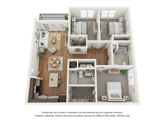 Floor plan C2 (ADA Accessible)