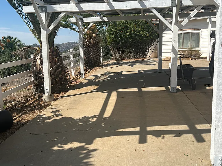 Parking near the house