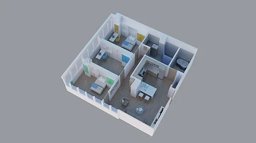 Floor plan The RIVERWALK