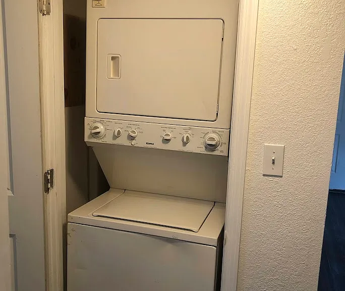 In-unit laundry.