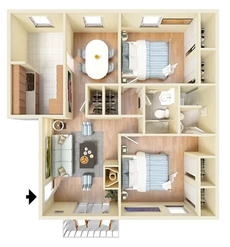 Floor plan 2X2