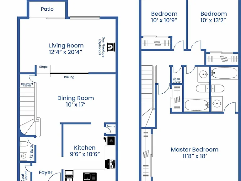 Three Bedroom Townhouse Three Bedroom Townhouse