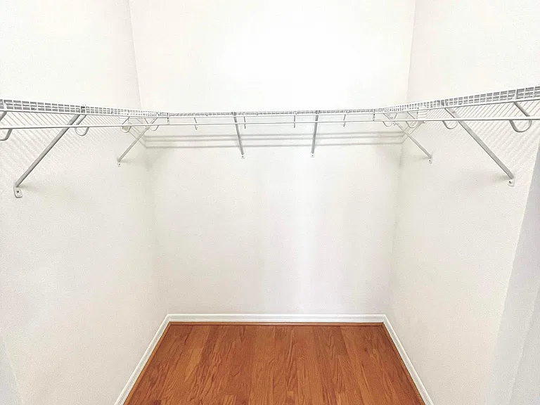 Master bed closet
