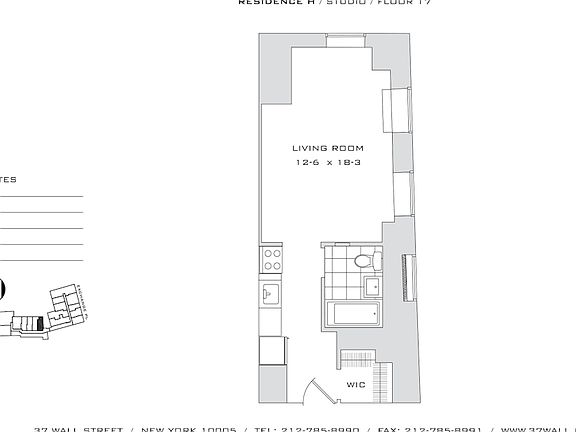 2nd image of 37 Wall St APT 17H