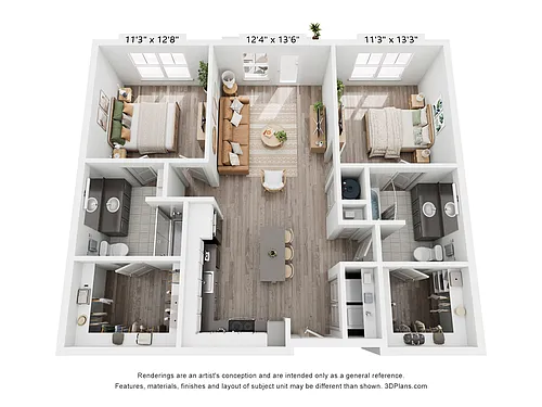 Floor plan B1