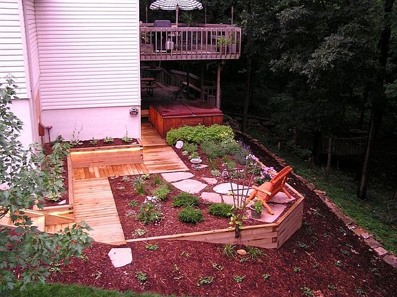Terraced Back Yard
