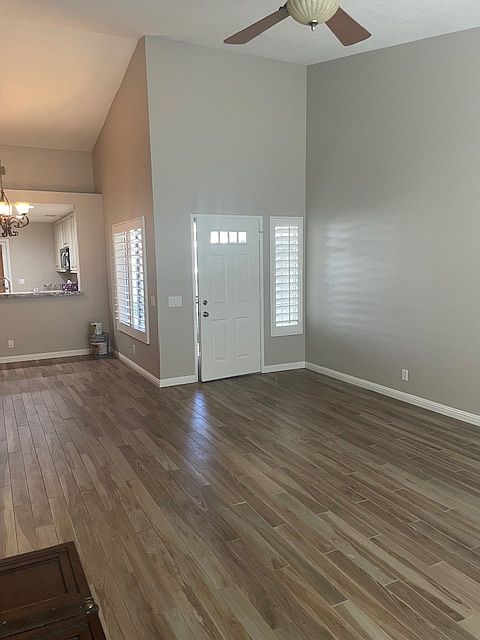 Front door entrance into condo