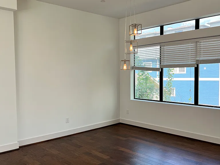 Unfurnished dining area